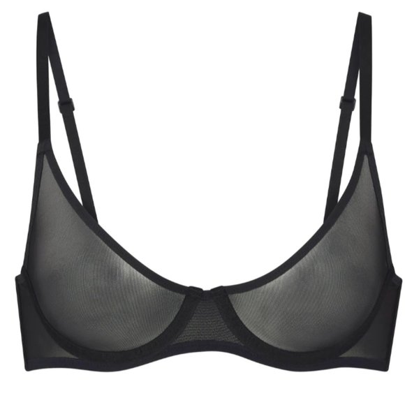 Skims Ultra Fine Mesh Scoop Bra 32DD - Picture 1 of 6
